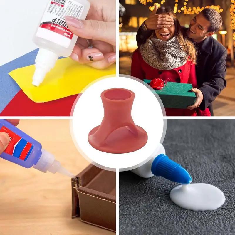 Portable Glue Stand Glue Bottle Holder Universal Mini Glue Holder Stable Base Heavy Duty Craft Liquid Container Stand