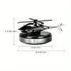 Helicopter Styling Solar Car Air FreshenerDecorative Aromatherapy Car Interior Accessories Propeller Rotary Perfume Diffuser