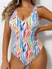 Sexy 2025 Print Lady Swimwear Women Tied Strapped One Piece Swimsuit Monokini Push Up Brazilian Beach Bathing Suit