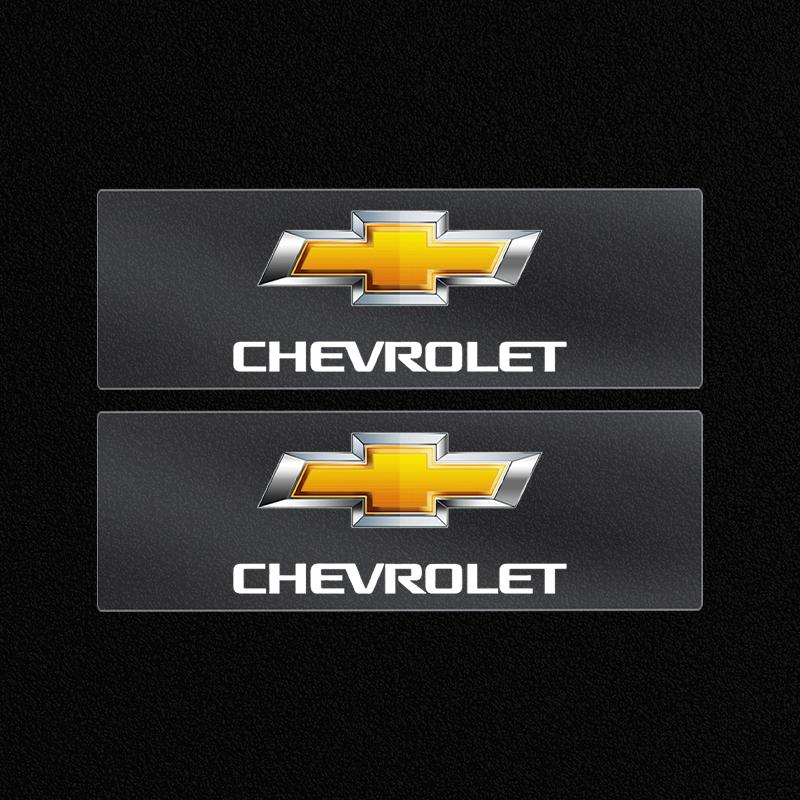 2/5/10 st Bil Logotyp Klistermärke Central Kontroll Dekaler Biltillbehör för Chevrolet Malibu XL Equinox Dörrinstegsskydd