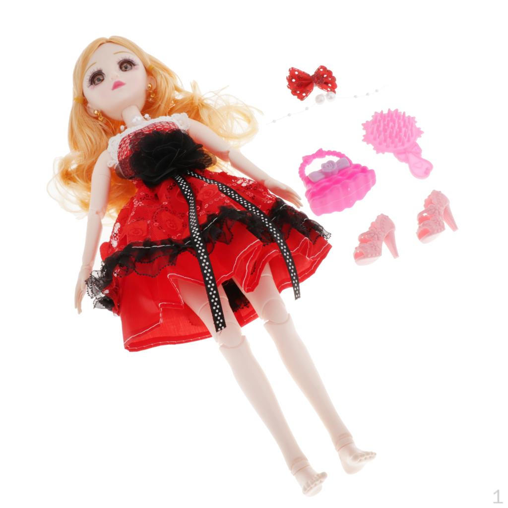 

14-дюймова 20-дюймова лялька з шарнірним шарніром з одягом, взуттям B