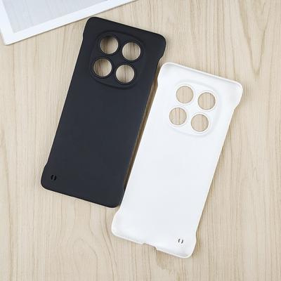 Solid Candy Color Skin Friendly Frameless Phone Case For  Xiaomi Redmi Note 14 13 Pro Plus 13R Anti-Fingerprints Shockproof Hard PC Matte Cover