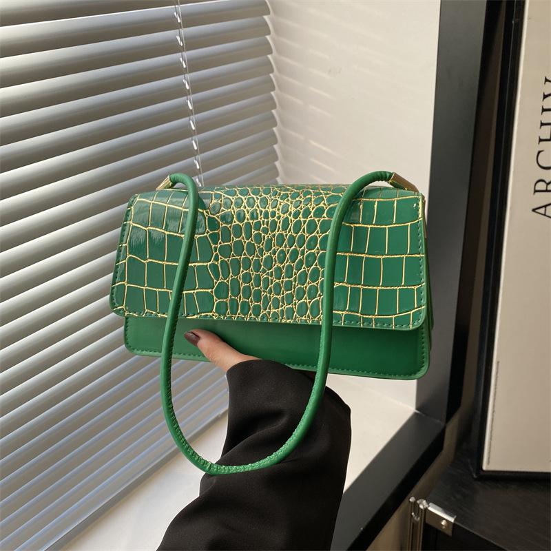 New Trendy Texture Fashionable Simple and Versatile Ins Handbag New Shoulder Bag High End Textured Women's Bag