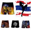 Retro Vintage Ghost Horror Skull Skeleton Gothic Boxing Muay Thai Kickboxing Shorts 3D Print Training Unisex Men Women Fitness Gym Sport Workout