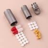 Medicine Box Case Keychains Pills Holder Waterproofs Container Bottles for Travel Purse Wallet Pocket Easy to Carry