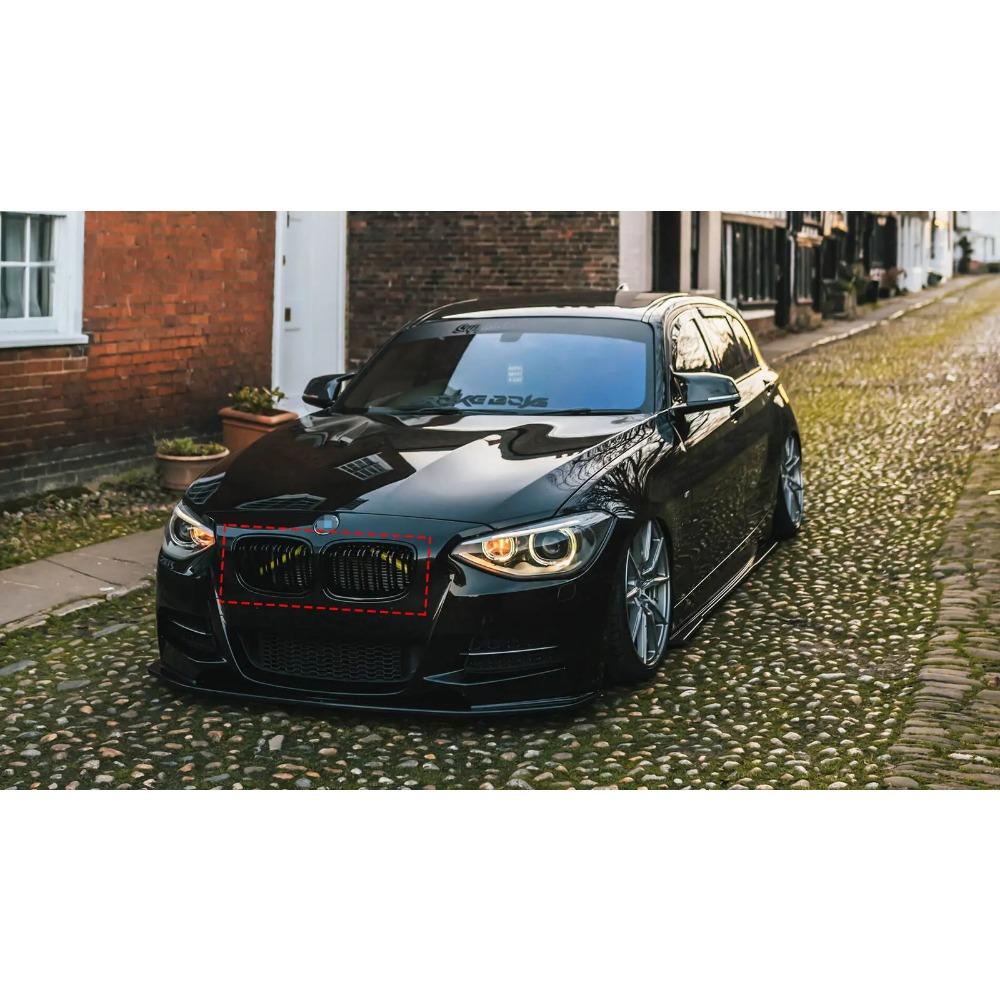 Front Kidney Grill Grille For BMW F20 F21 1 Series M Sport Gloss Black 2011-2014 RDMEV1