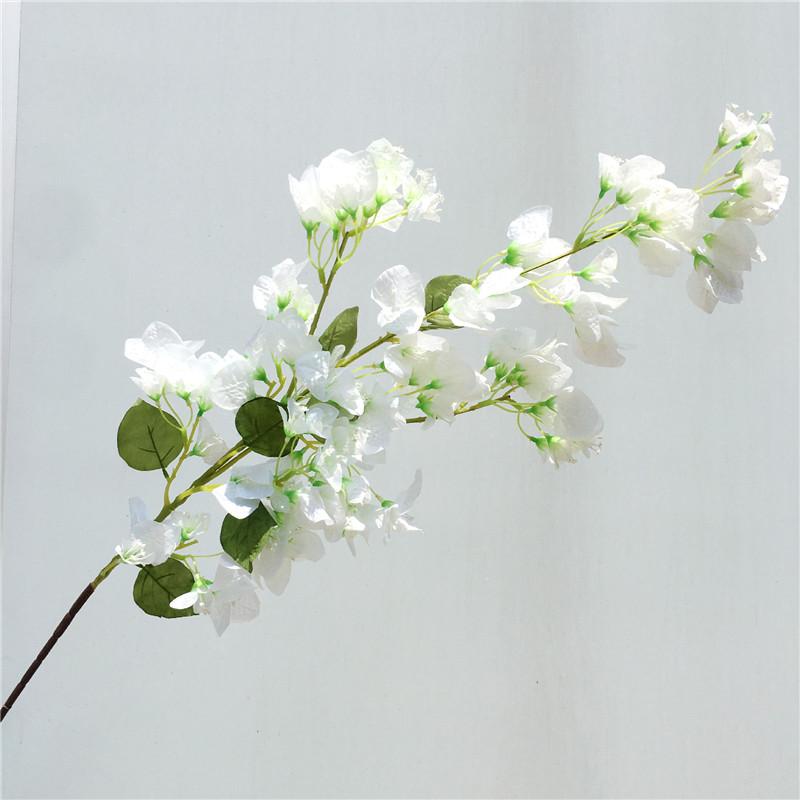 Artificial Bougainvillea Flower Tree Branch Faux Silk Flower for Wedding Party Home Floral Arrangement
