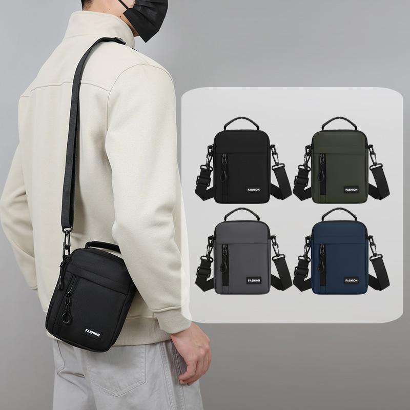Men's Lightweight Multi-Wear Waist Bag – Convertible Crossbody Sling for Casual Shoulder or Hip Carry