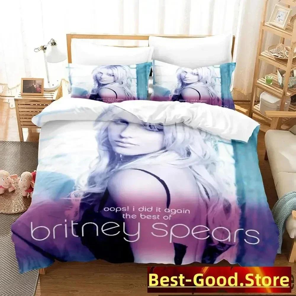 3D Print Britney Spears Bedding Set Boys Girls Twin Queen King Size Duvet Cover Pillowcase Bed Boys Adult Home Textileextile