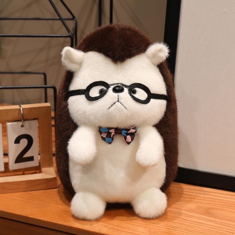 

Hedgehog Plush Bow Tie Doll – Graduation Gift & Claw Machine Prize 27 cm (0.25 kg)