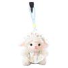 Cartoon Sheep Plush  Keychain Soft Lamb Bag Charm Cartoon Animal Stuffed Doll  Holiday Gift