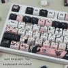 Quality 132key PBT Keycaps Featuring Charm Cats Designs Keycaps for 61 87 96 98 104 108 Mechanical Keyboards Keycap