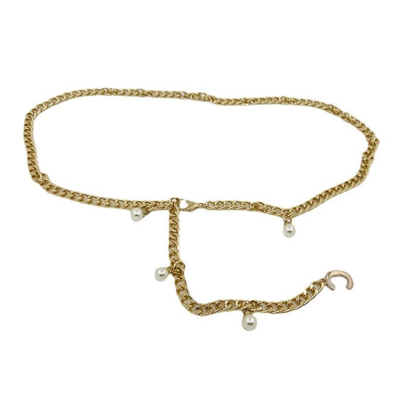 Trendy Summer Gold Metal Chain Waist Belt For Women Ideal For Chic Fashion