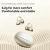 Lenovo RS106 Clip-On Open-Ear Earbuds Bluetooth 6.0, 24H Play, USB-C Fast Charge, Dolby HiFi Bass, ENC Calls, Water-Drop Arc Comfort Sports Headphones