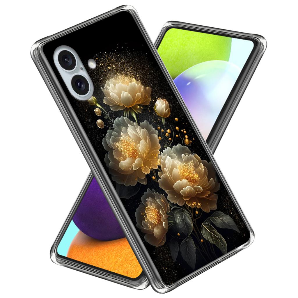 For iPhone 16 Plus Case Pattern Printed Shockproof TPU Phone Cover