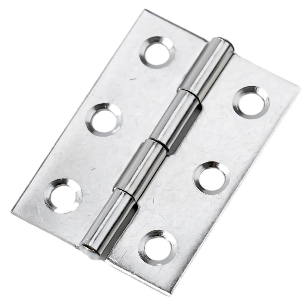 2 Stück / Edelstahl Türscharniere Schranktüren Fenster Holzkiste Flaches Scharnier Heimmöbel Beschläge Zubehör