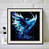 New Arrival 5D DIY Full Circle Diamond Painting "Blue Flame Phoenix" Embroidery Cross Stitch Home Decor Gift