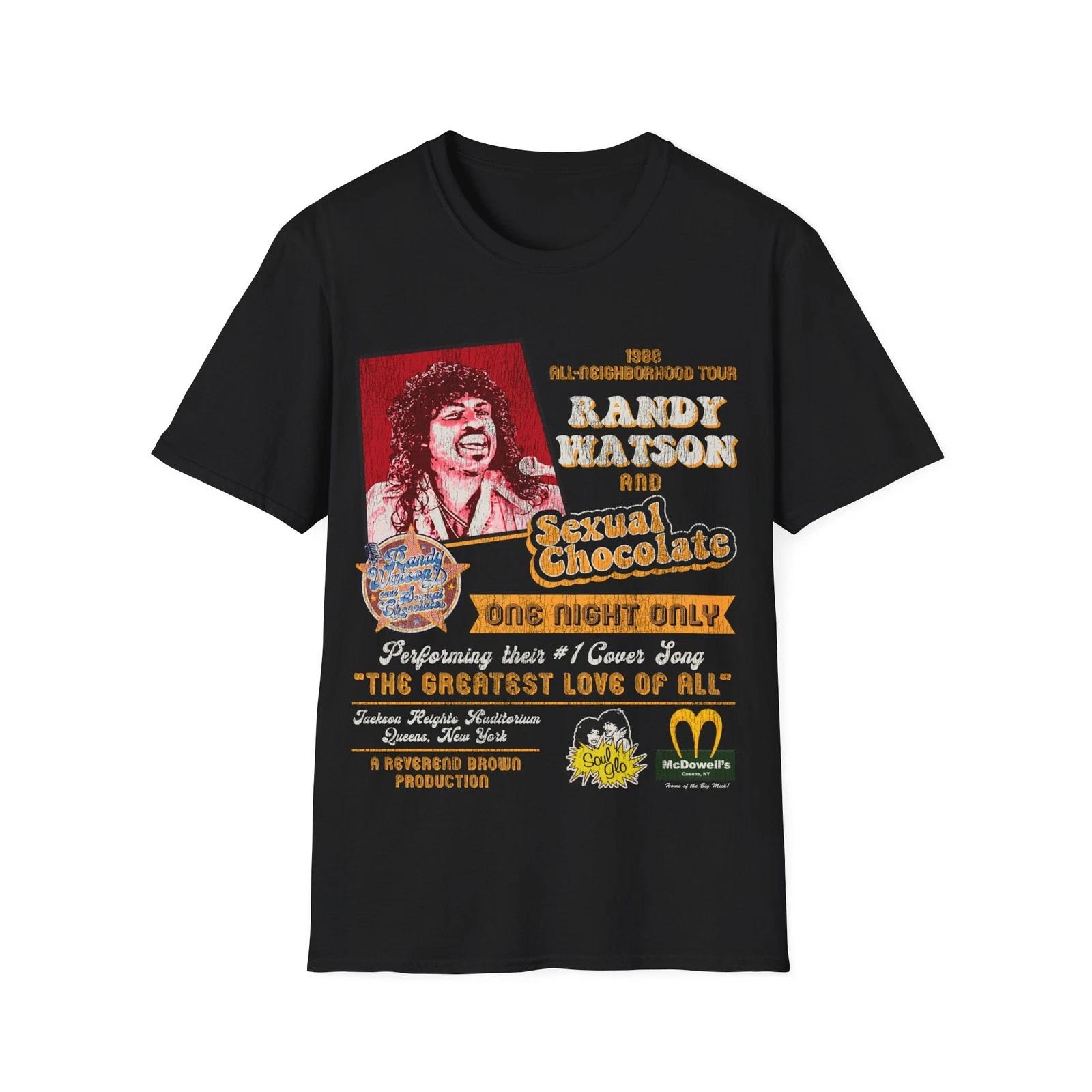 Randy Watson Sexual Chocolate Concert 88 Tour Poster II Unisex T-Shirt 4XL