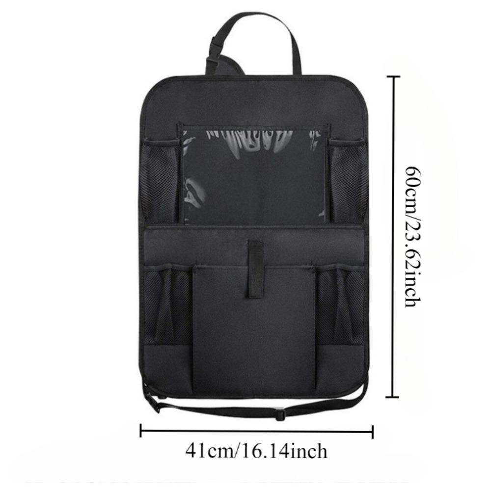 

Car Seat Back Organizer 9 Pockets Touch Screen Tablet Holder Child Travel Auto Accessories