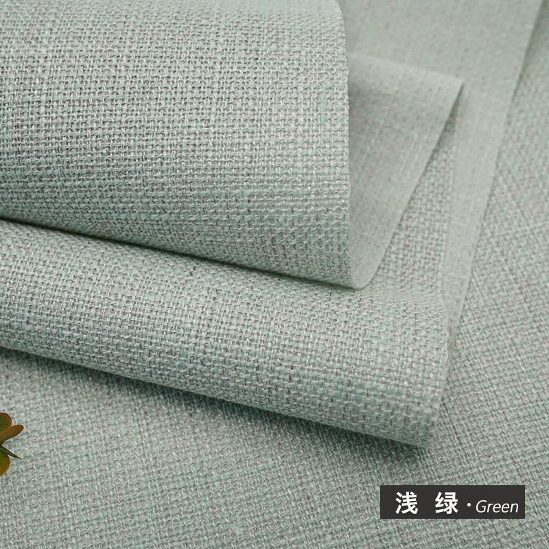 Dicker bunter Baumwollleinenstoff pro Meter für Sofa Tischdecke Kissenbezüge Taschen DIY Nähen Polsterstoff Weich Beige Blau