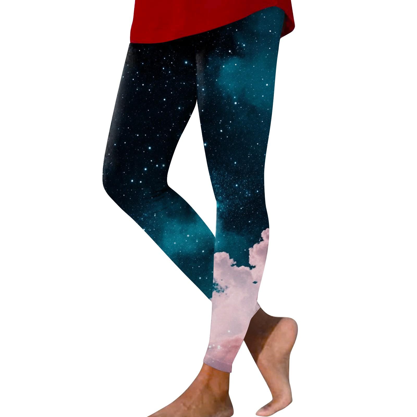 

Женские модные облегающие эластичные повседневные брюки для йоги с принтом и эластичной талией M