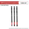 Hexagonal Anti-Slip S2 Alloy Steel Magnetic Screwdriver Bits for Electric Drills