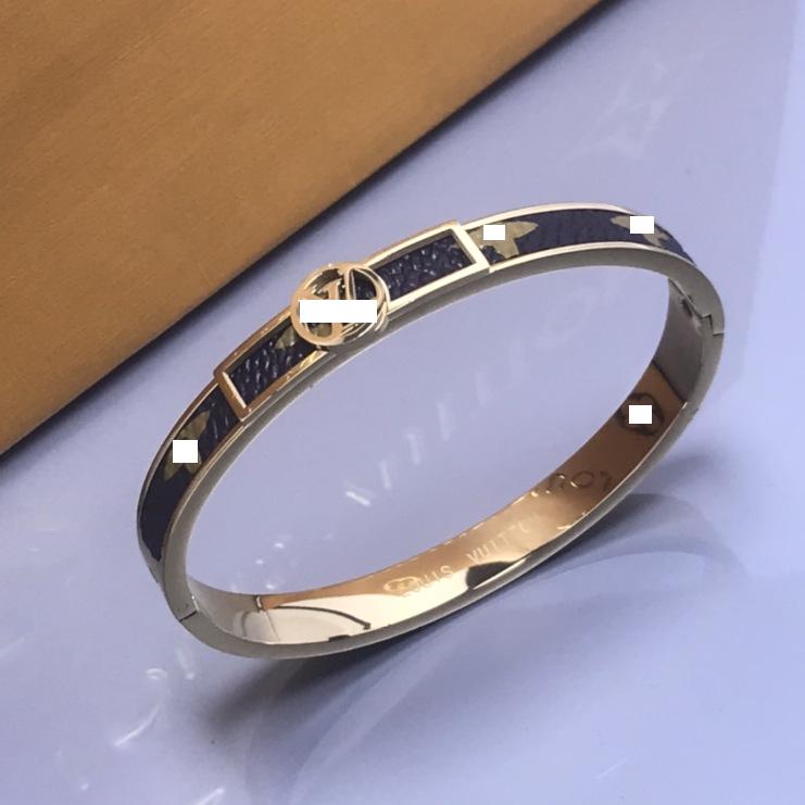 Europäisches & Amerikanisches Vintage Lederarmband mit Farbverlauf und Schloss-Design