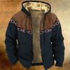 Chaqueta de Invierno Engrosada de Forro Polar Rellena de Algodón Chaqueta de Invierno para Hombre de Doble Capa Interior Engrosada de Forro Polar Rellena de Algodón Engrosada