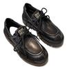 Small Leather Shoes Women's Polished Platform Mumu New 2025 Retro Style Round Head Lace-up Casual Versatile Heightening Loafers