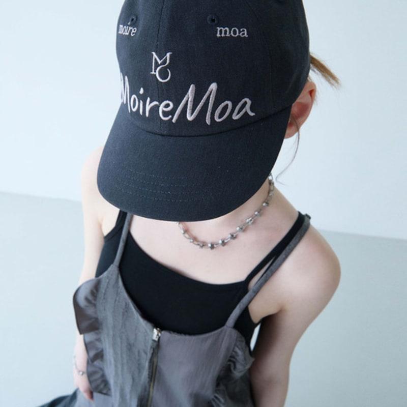 

Moire Moa MO Embroidery Ball Cap - Vintage Navy Vintage Navy_FREE