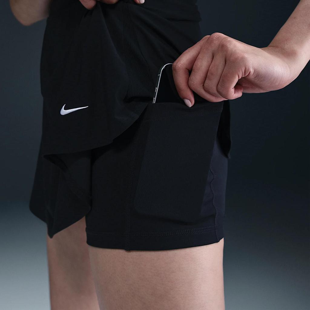 Nike Victory Dri-Fit Short Ruffle Tennis Skirt Women Skirts Black FD5577-010