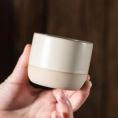 1PC Ceramic Restaurant Ceramic Tea Cup Party Matcha Cup Chinese Stoneware Coffee Cups Japanese Kung Fu Tea Cups Vintage 3 Sizes