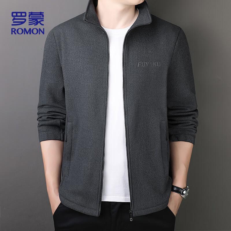 

Luomeng Men s Stand-Collar Polar Fleece Jacket XL