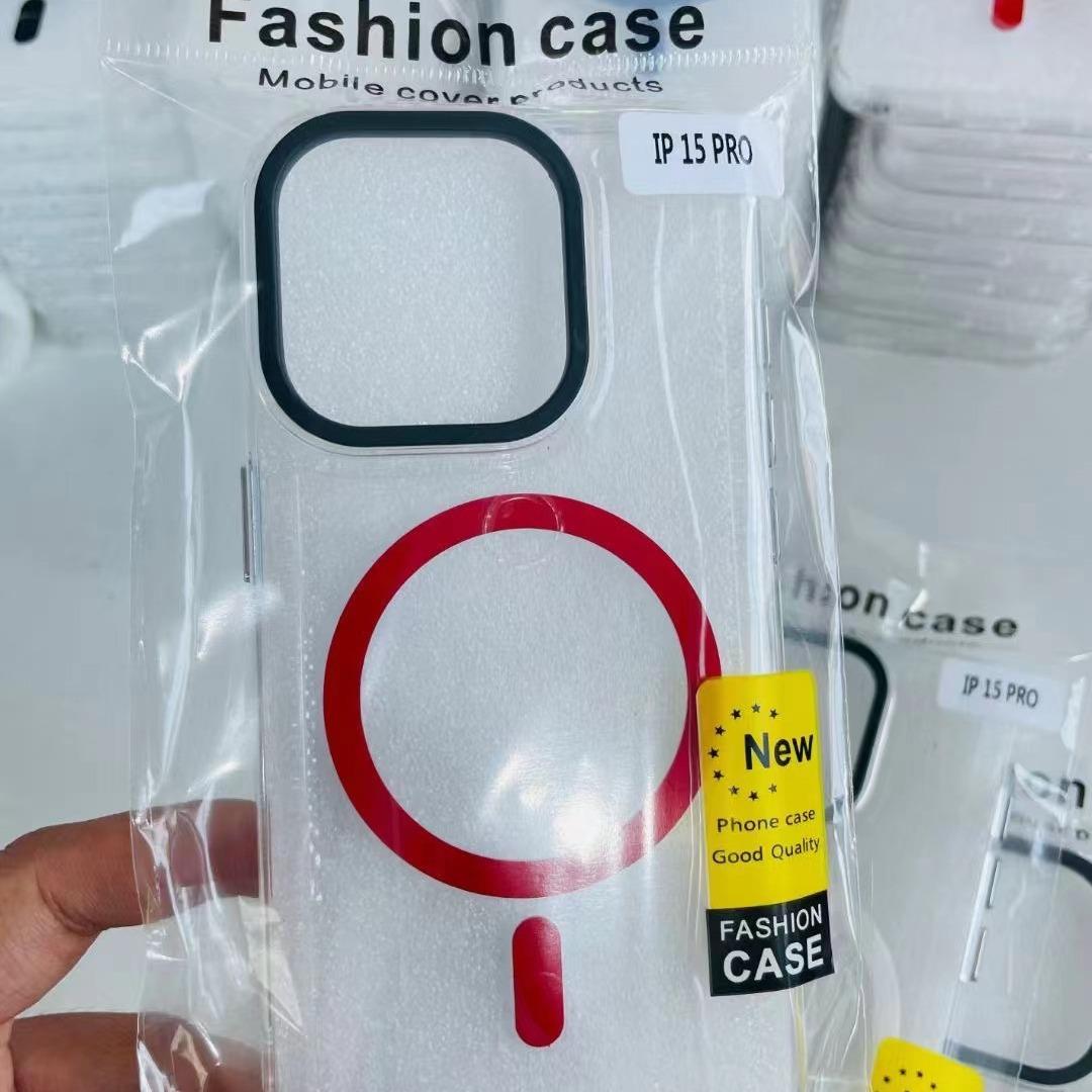 

Применимо к Apple 15promax Чехол для мобильного телефона Магнитный поглощающий iPhone 14plus HD Высокопрозрачный 13 Акриловый Защитный Чехол Apple 15Plus