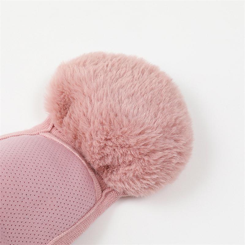 Winter Warm Face Mask with Earmuffs Windproof Motorcycle Cycling Ski Mask Women Men Hiking Riding Masks Sports Thermal Headwear