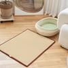 Clean Up Mat (Extra Large/Beige) Cat Toilet, Desertification Prevention Sand Mat, Footrest