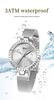 OFNS Light Luxury Women's Quartz Watch - Waterproof, Sunburst Dial, No Numerals 
