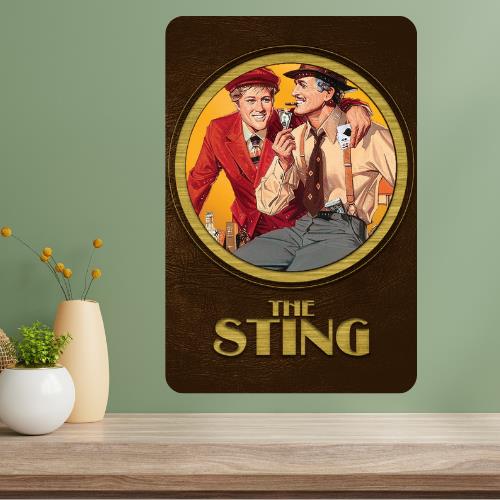 The Sting Classic Movie Metal Poster Sign 20x30cm(7.8x11.8inch)
