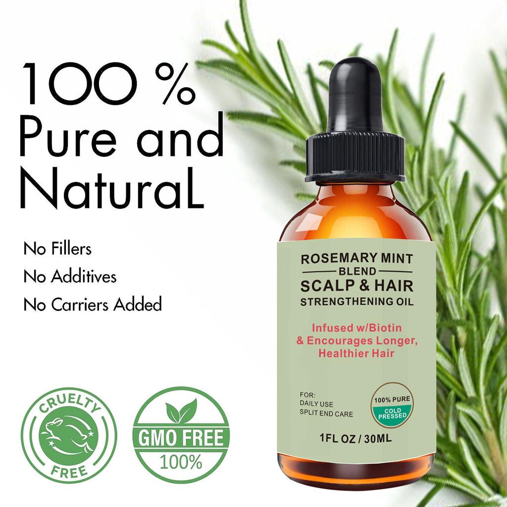 Hair Oil Serum Deeply Nourishes and Rejuvenates Damaged Hair - Instantly Hydrating for A Healthy-looking Shine