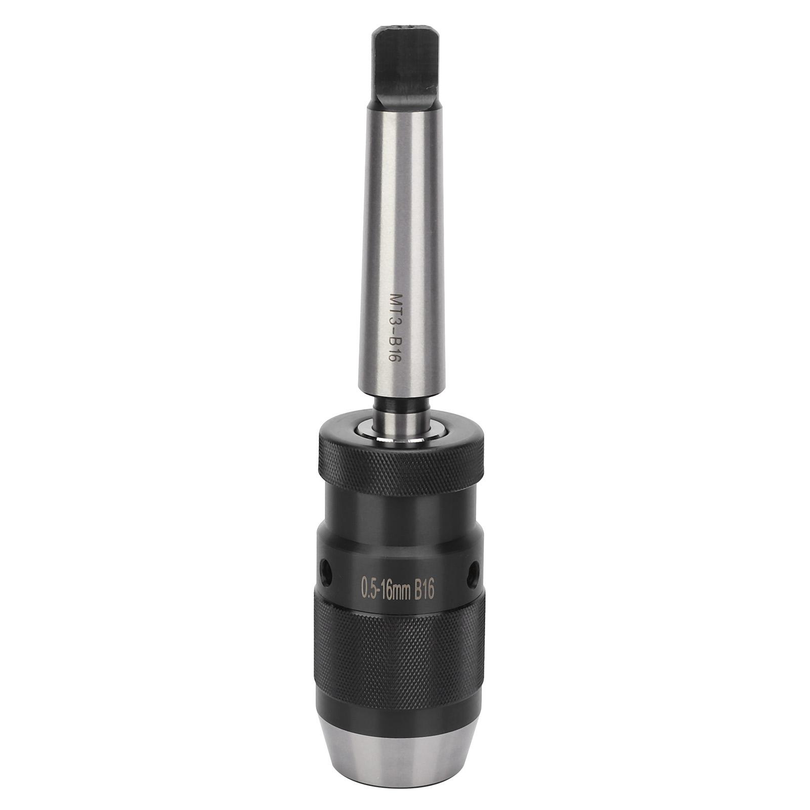

Keyless Drill Chuck Morse Taper Quick Release for Column Drilling Machine MT3‑B16 0.5‑16mm