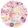 50PCS INS Style Cute Pink Pixel Cartoon Stickers Pokemon Pikachu DIY Bike Luggage Laptop Graffiti Sticker Kid Toy Decal