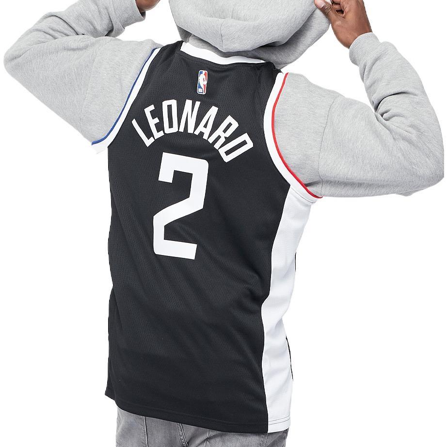 Nike NBA SW Fan Edition Los Angeles Clippers Leonard 2 Jersey 'Black' Men's CN1735-017