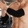 Compression Arm Sleeves 2-Pack Padded Elbow Guards High Elastic Breathable Adjustable for Soccer Basketball Volleyball