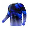 Men's Daily Sports T-shirts Outdoor Running Fitness Breathable Long Sleeve T Shirts 3D Print Simple Tees Top Autumn Clothing