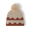 Versatile Warm Thick Velvet with Hairball Women's Color blocked Knitted Hat Fashionable and Simple Outdoor Knitted Hat