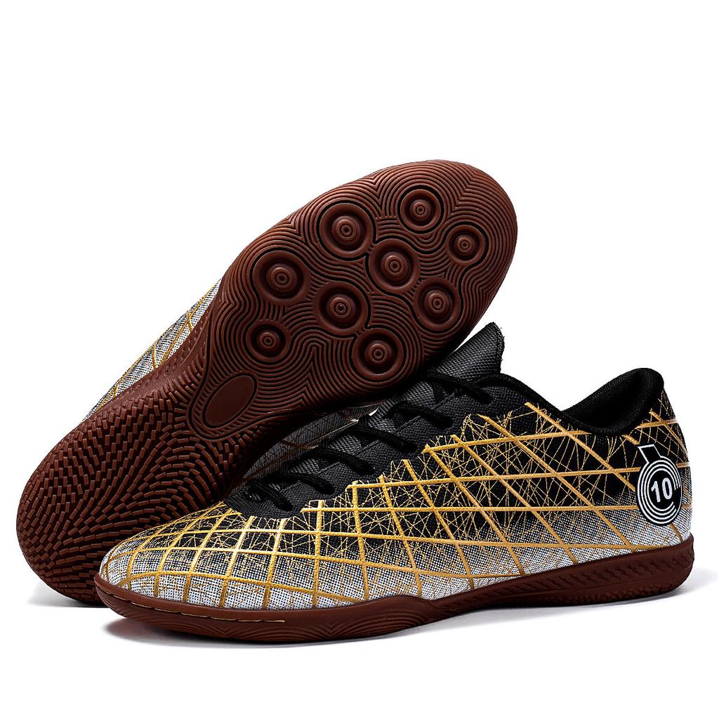 New Indoor Flat-soled Football Shoes Futsal Football Shoes Large Size Beef Tendon Sole Wooden Floor Training Football Shoes