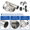 Universelles 2,5'' 3'' Doppelauslassventil Elektrisches Auspuffrohr Schalldämpfer Auspuffklappe Cut Out Ventil Kit Edelstahl TP-1028A