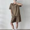 New Arrivals Open Run Women Open Collar ShorT Sleeve T shirT panTs seT