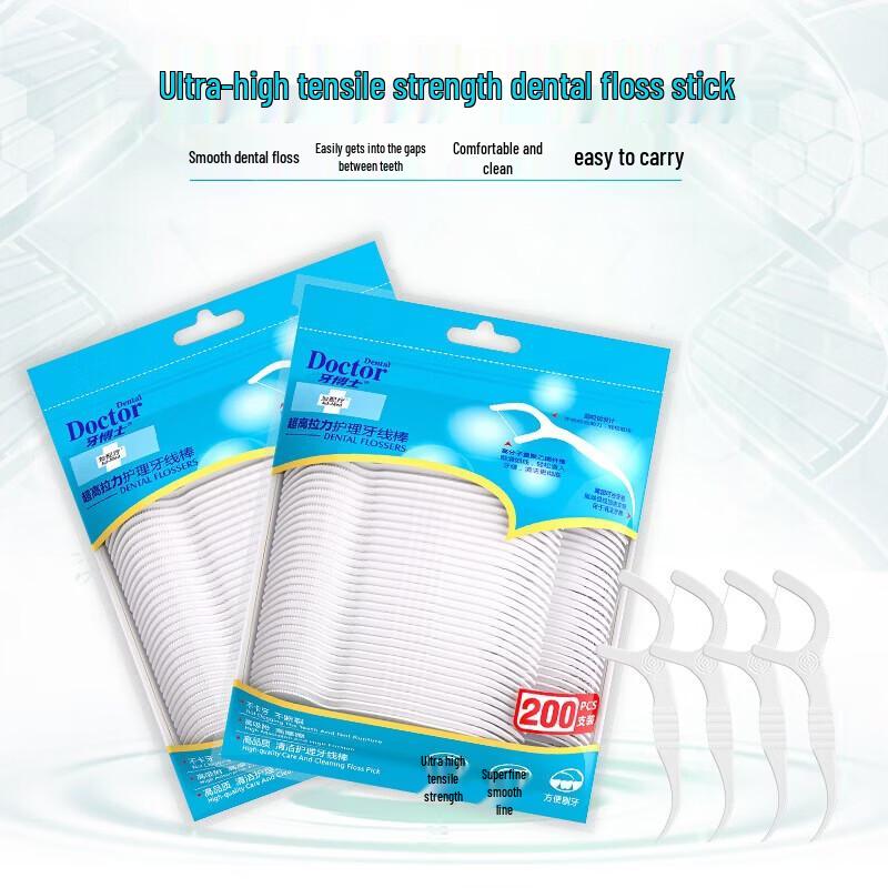 DR. Zahnseide-Sticks mit Super-Hochspannung für Tiefenreinigung