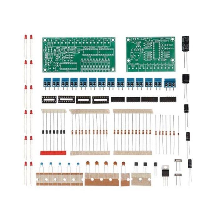 Whadda kit de soudage, diy, télécommande 2 fils, 10 canaux, pilotée par microprocesseur